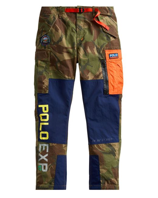 Polo Ralph Lauren Big & Tall Cotton Canvas Cargo Pants for Men | Lyst