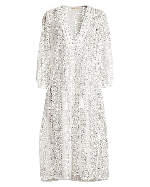 shoshanna white eyelet dress