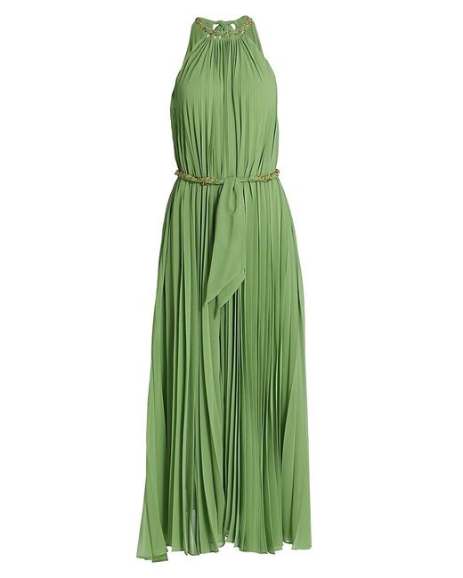 Zimmermann Synthetic Sunray Pleated Midi Dress in Sage (Green) Lyst