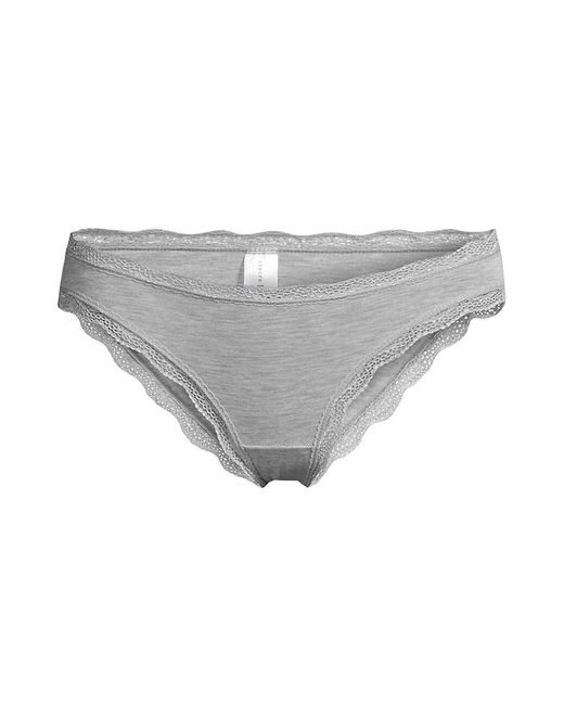 Stripe & Stare Synthetic Grey 4-pack Panties Box in Gray | Lyst