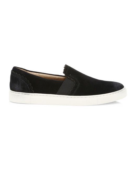 frye ivy scallop slip on