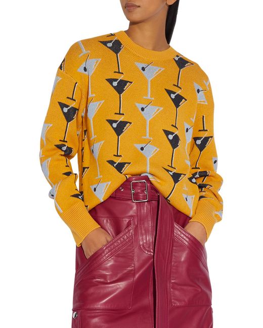coach yellow sweater