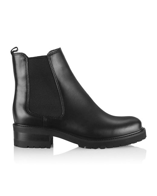 La Canadienne Conner Leather Booties in Black | Lyst