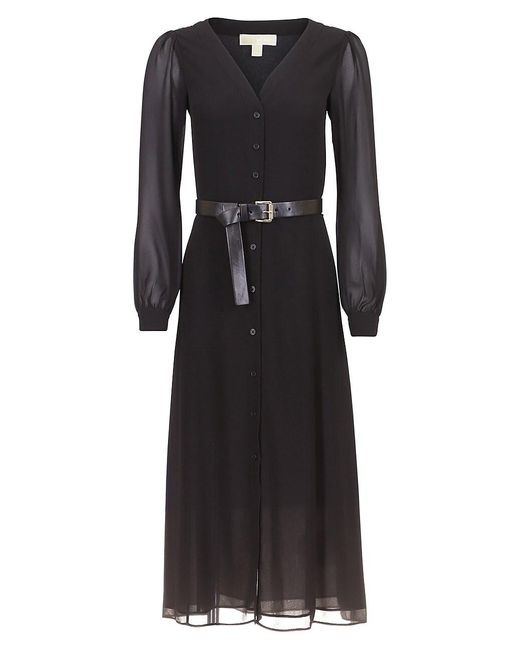  Michael Michael Kors Women's Printed Flounce-Trim Dress :  Clothing, Shoes & Jewelry