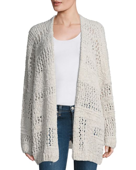 Wool Saturday Morning Cardigan in Ivory 