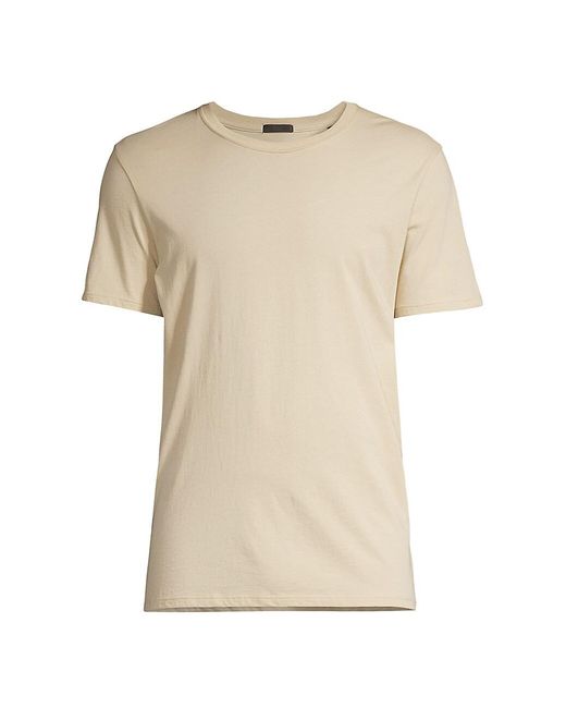 ATM Cotton Short-sleeve Regular Fit Stretch T-shirt in Natural for Men ...