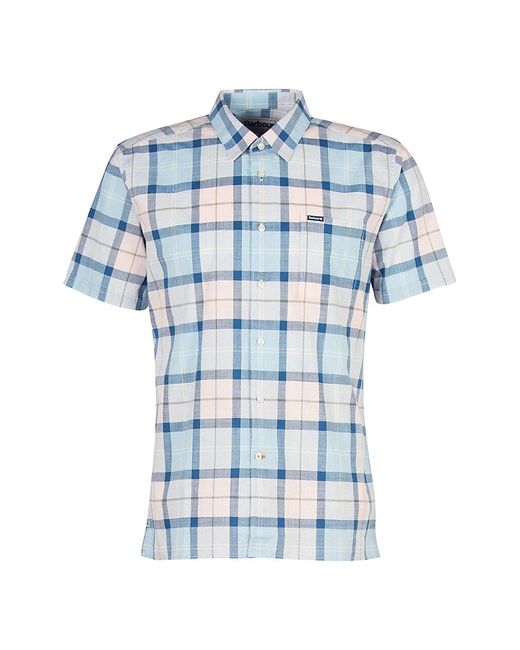 Barbour Gordon Plaid Tailored Shirt in Blue for Men | Lyst