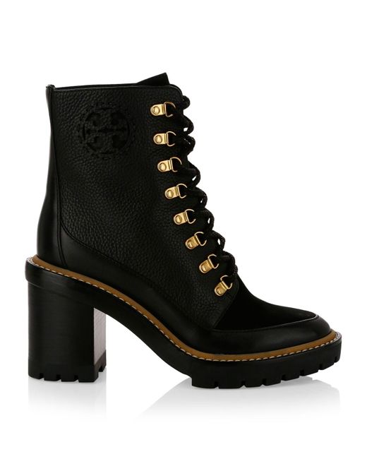 miller leather lug sole bootie