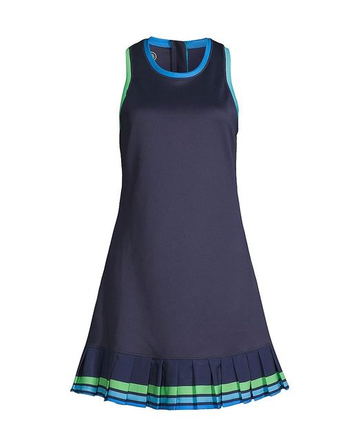 Addison Bay Synthetic Court Sleeveless Tennis Dress in Blue | Lyst