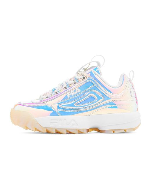 iridescent fila shoes
