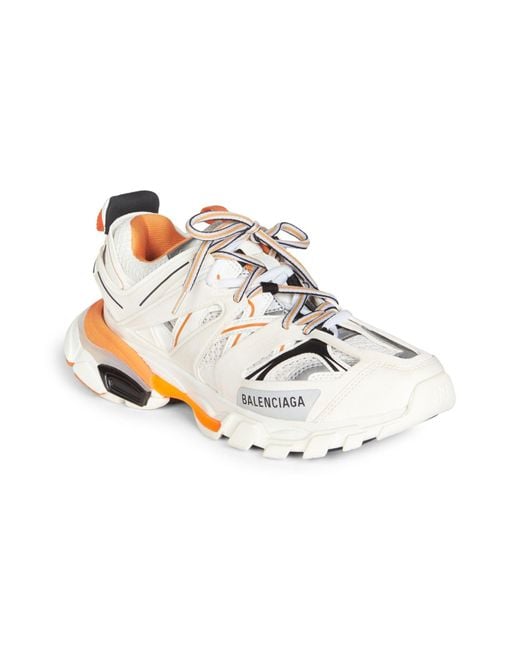 Balenciaga Led Track Sneakers in White Orange (White) - Save 10% - Lyst