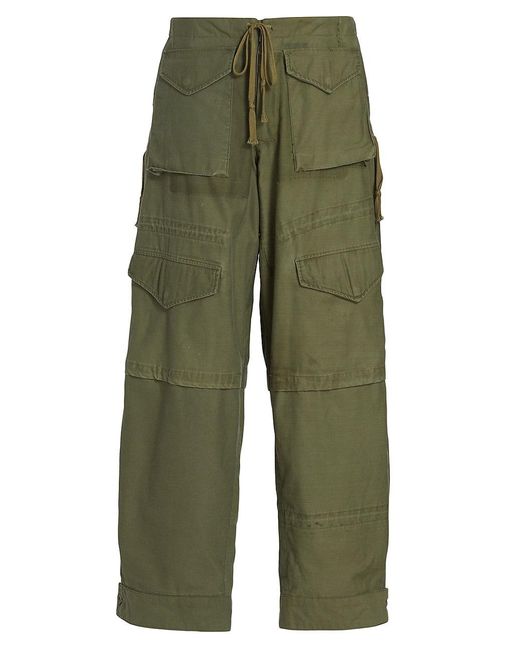 Greg Lauren Army Jacket Zip Wide-leg Pants in Green for Men | Lyst