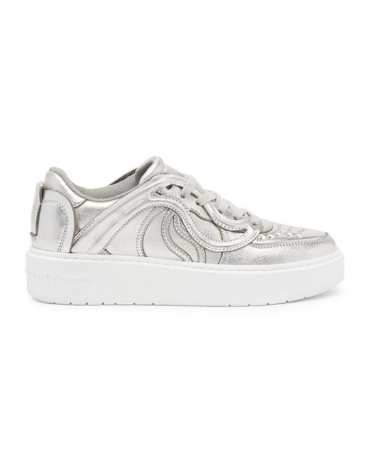 Stella McCartney S-wave Metallic Low-top Sneakers | Lyst