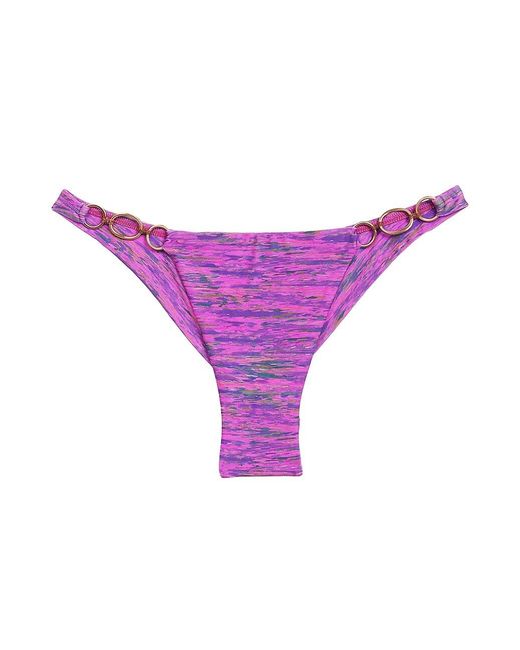 ViX Synthetic Giverny Amalfi Oring Bikini Bottom in Metal (Purple) Lyst