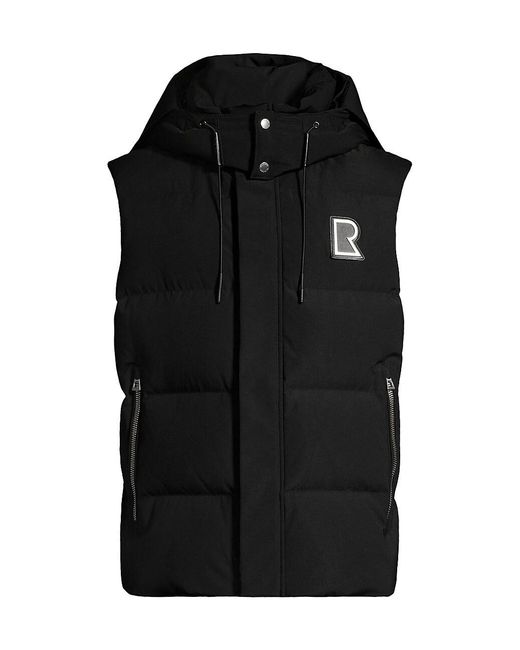 Rudsak Heritage Ren M Hooded Down Vest in Black for Men Lyst