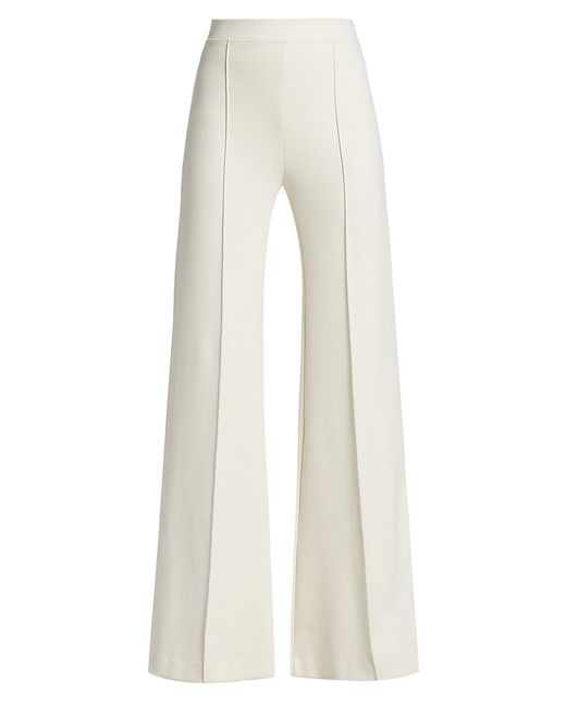 Rosetta Getty Pintuck Wide-flare Pants in White | Lyst