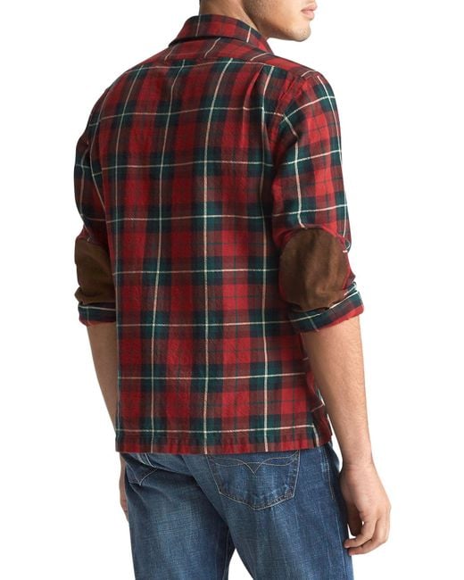 Ralph lauren elbow patch shirt 2025