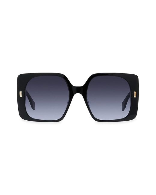 Fendi First 53mm Square Sunglasses in Black Gold (Black) Lyst