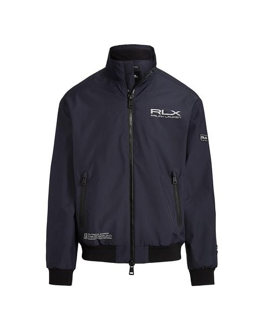 RLX Ralph Lauren Synthetic Waterrepellent Bomber Jacket in Blue for