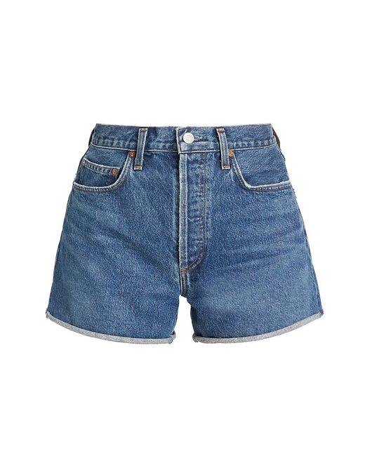 Agolde Dee Highrise Denim Shorts in Blue Lyst