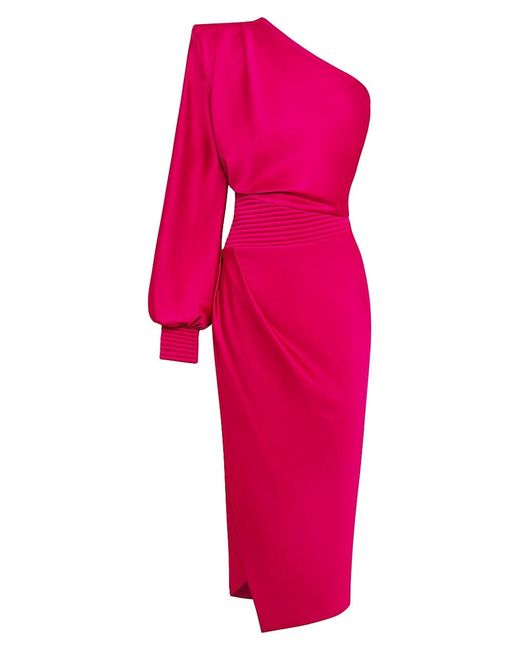 Zhivago I Got You Satin Midi-dress in Pink | Lyst