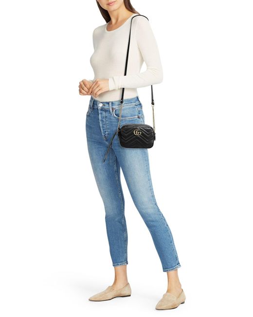 gucci marmont camera bag black