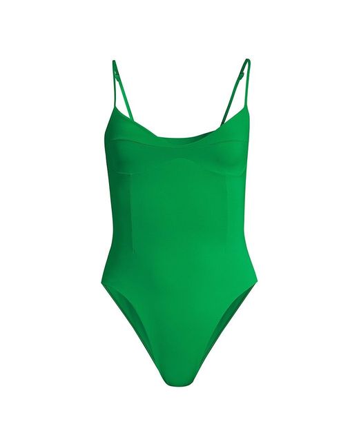 Haight Monica Onepiece Swimsuit in Green Lyst