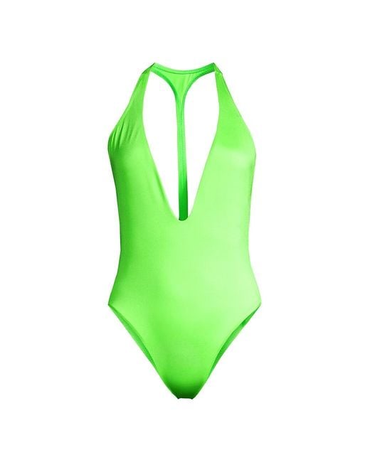 Peixoto Synthetic Flamingo One-piece Swimsuit in Green | Lyst