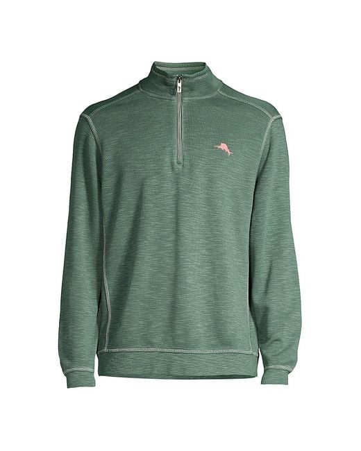 Tommy Bahama Cotton Tobago Bay Half zip Sweatshirt In Green For Men Lyst tommy-bahama-cotton-tobago-bay-half-zip-sweatshirt-in-green-for-men-lyst