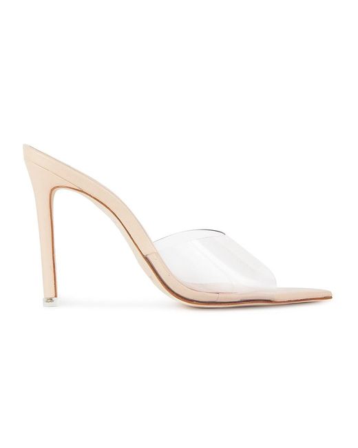 Black Suede Studio Bella Mule in White | Lyst