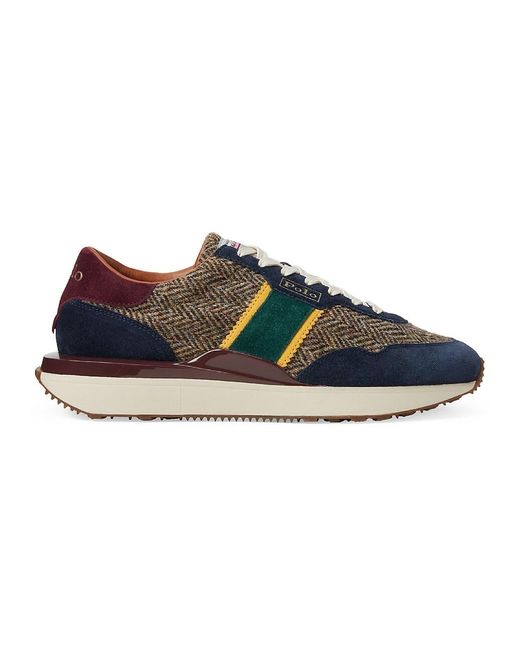 Polo Ralph Lauren Train 89 Suede, Leather & Wool Low-top Sneakers for ...