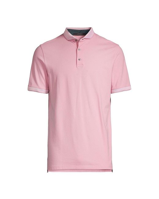 Greyson Pink Cherokee Polo Shirt for men