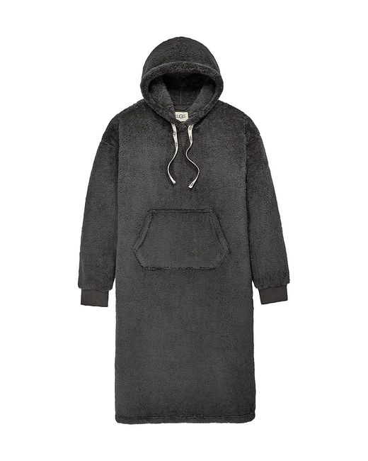 UGG Winston Sherpa Hooded Robe in Gray for Men Lyst