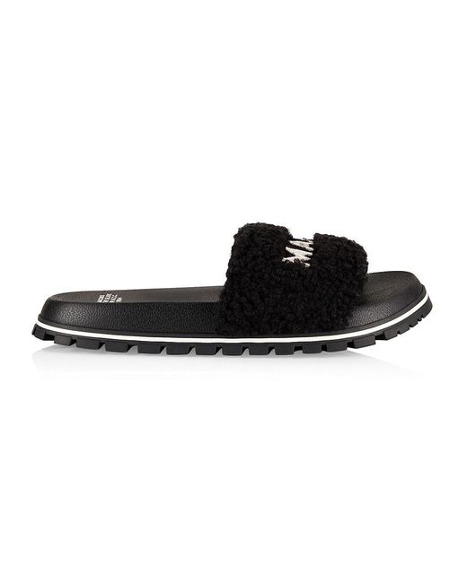 Marc Jacobs The Fluffy Slides in Black Lyst