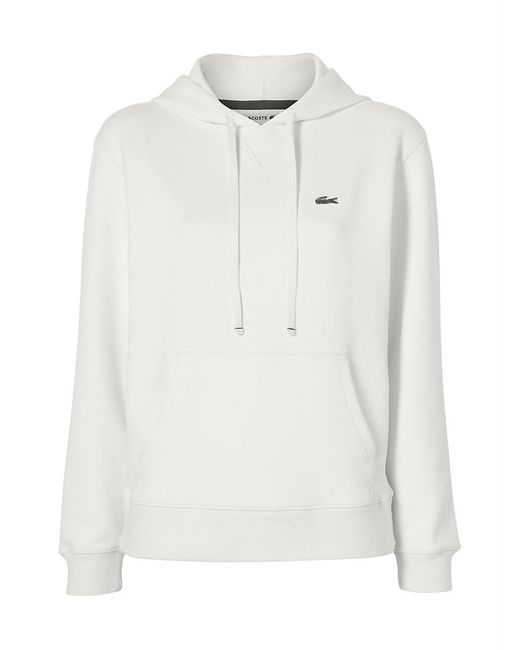 Cotton-blend Pullover Hoodie White | Lyst