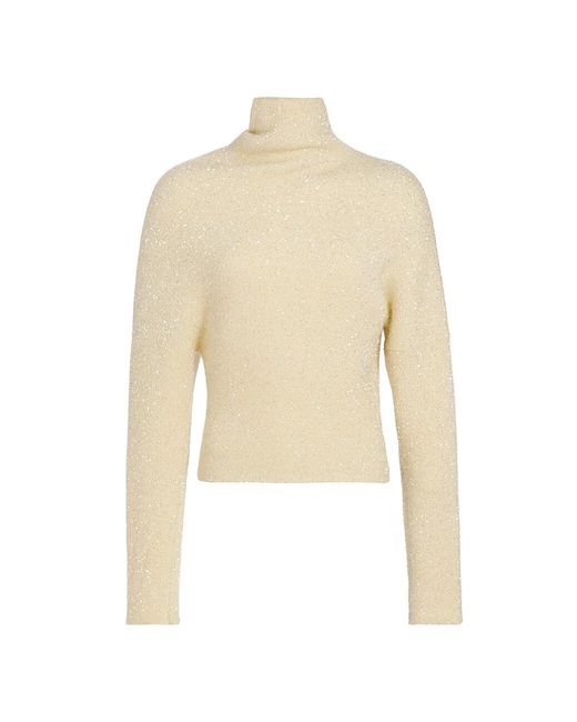 Proenza Schouler Technical Sequin Sweater in White | Lyst
