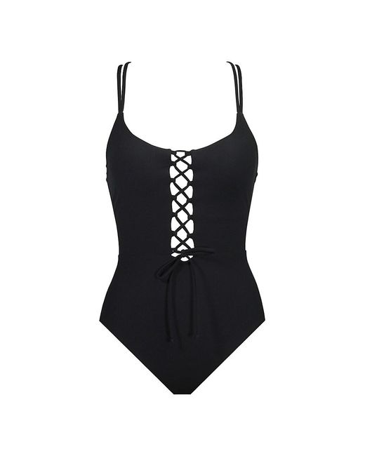 Skinny Dippers Synthetic Jelly Beans Lace-up One-piece Swimsuit in ...