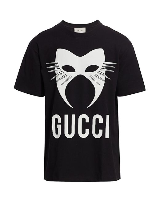 Gucci Manifesto Oversize T-shirt in Black for Men - Save 63% - Lyst