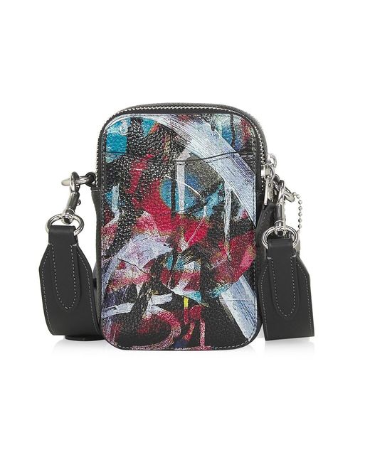 COACH Leather X Mint + Serf Rogue Graffiti Print Crossbody 12 for Men