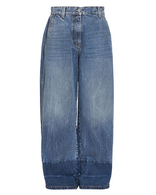 Palm Angels Palms Sunrise Baggy Jeans in Blue | Lyst