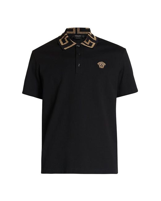 versace men's polo shirts