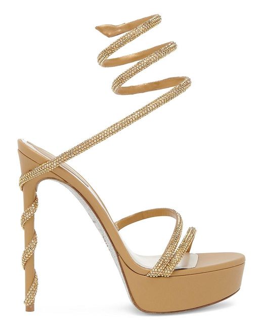 rene caovilla platform sandals