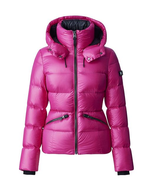 mackage pink puffer