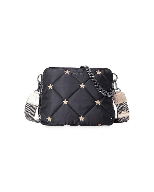 MZ Wallace Bowery Quilted Crossbody Bag in Blue Lyst