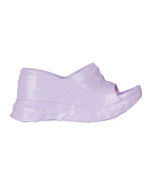 Givenchy Marshmallow Sandals In Rubber in Purple | Lyst