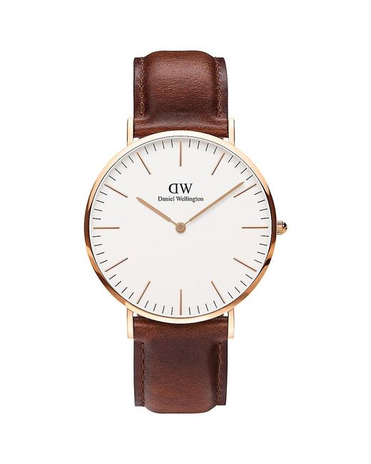 Daniel wellington clearance rose gold white