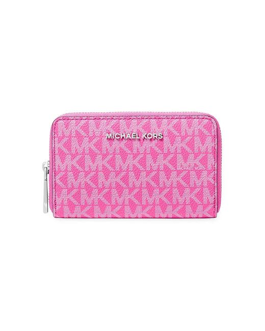 Louis Vuitton Pink Coated Canvas Card Holder