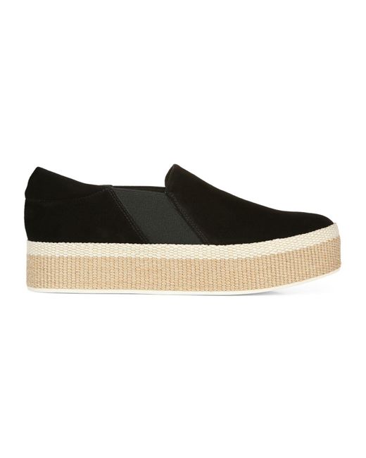 vince wilden platform slip on sneakers