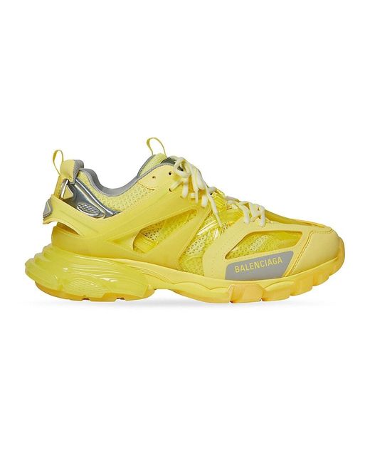Balenciaga Track Sneaker Clear Sole in Yellow for Men | Lyst