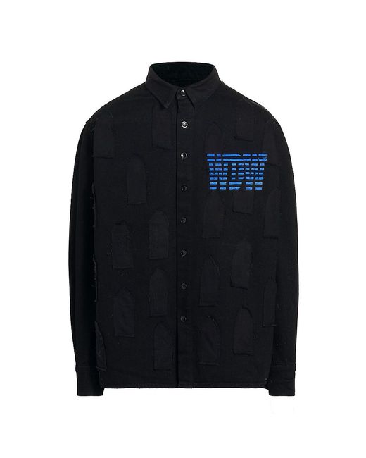 Who Decides War Link Window Buttonfront Shirt in Blue for Men Lyst